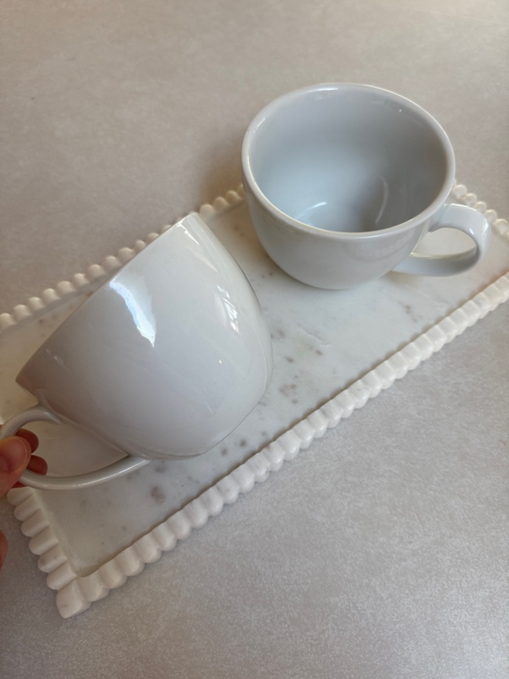Better Homes And Gardens White Ceramic Cup Set of 2